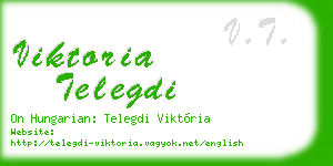 viktoria telegdi business card
